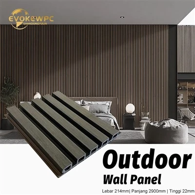 214*22 mm Panel Dinding Luar ASA Berkualiti Tinggi
