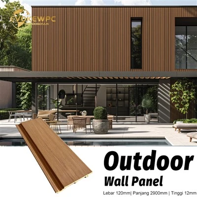 Panel Dinding 3D Kalis Cuaca ASA